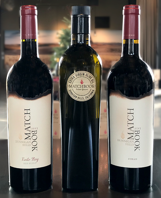 Matchbook Mediterranean Red Wine and Olive Oil Trio