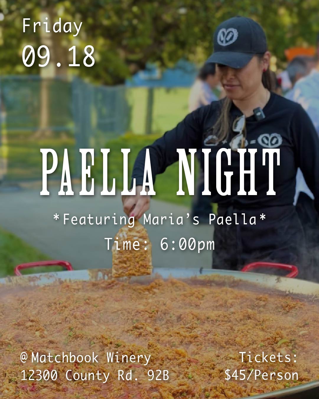 Product Image for Paella Night