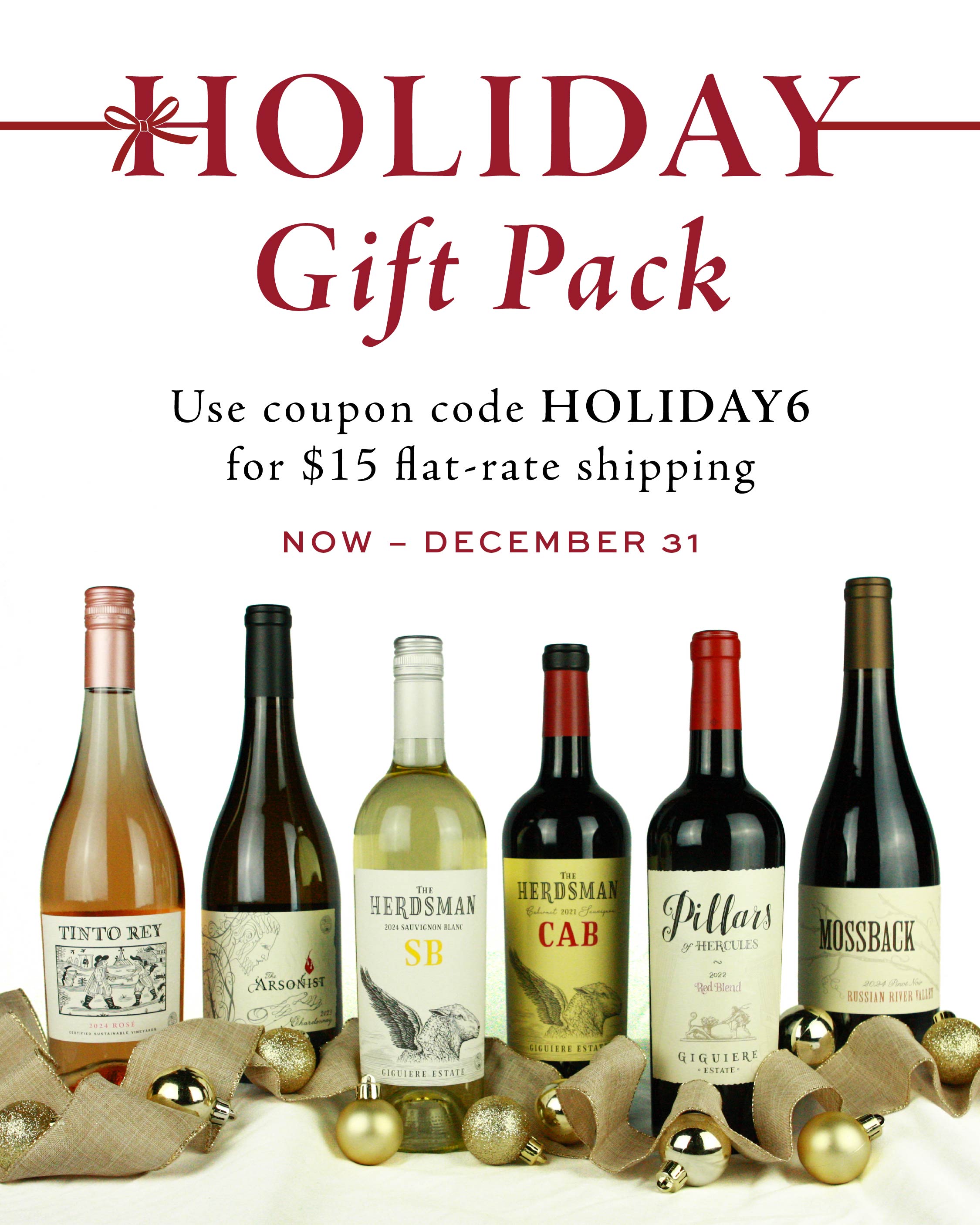 Product Image for Holiday 6 Pack 