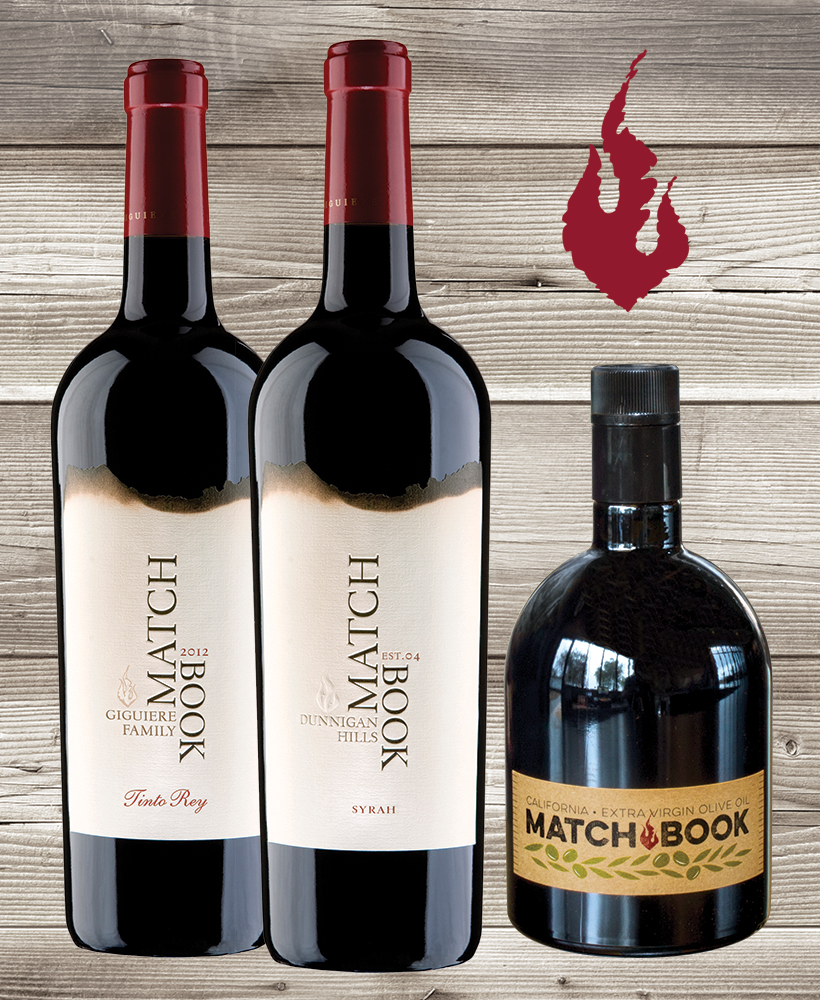 Matchbook Mediterranean Red Wine and Olive Oil Trio